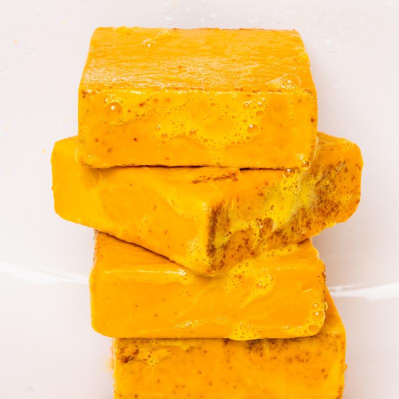 Honey Glow 4-Pack (NEW SCENTS) Turmeric & Kojic Soap: Black Rasberry Vanilla, Pumpkin Spice, Orange Cinnamon Clove, Lavender Sage