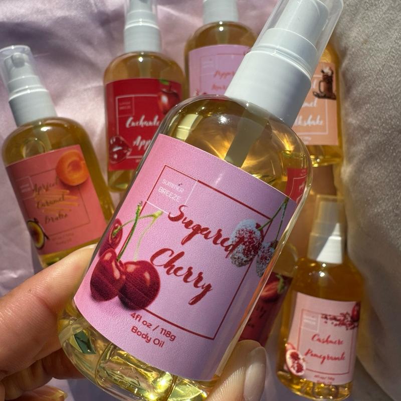 New Winter Scents Body Oils - 2 oz and 4 oz - sample sizes and sample packs Beautiful Fragrances