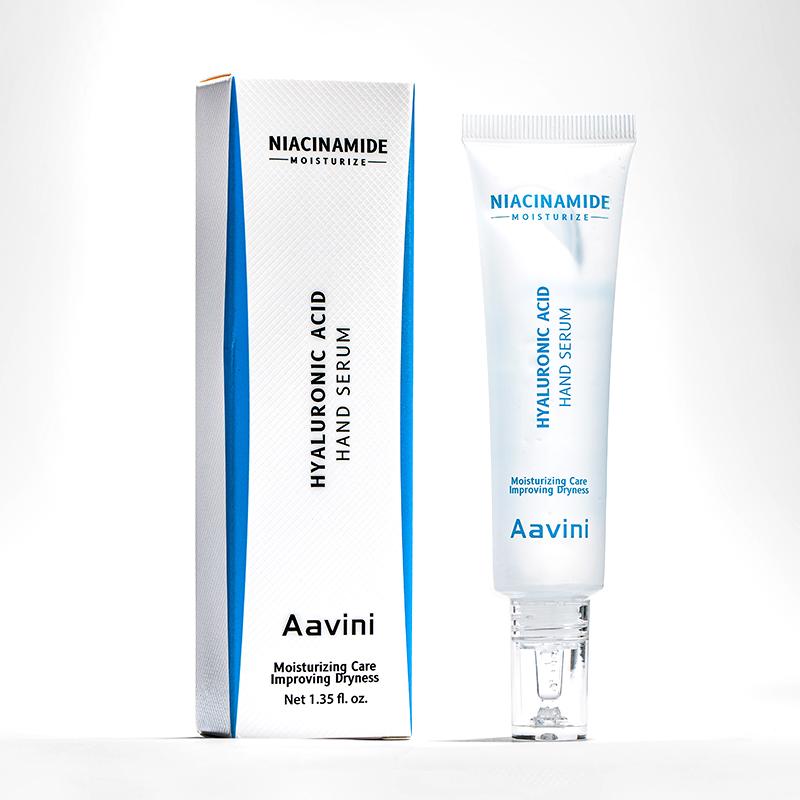 Aavini Hyaluronic Acid Hand Serum for Dry Cracked Hands With Enriched With Aloe, Niacinamide hand cream Moisturizing Hand