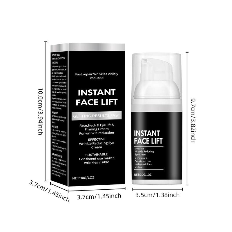 Instant Face Lift Cream, Moisturizing Eye Lifting & Firming Cream for Men and Women, Under Eye Cream for Puffy Eye Bags Fine Lines