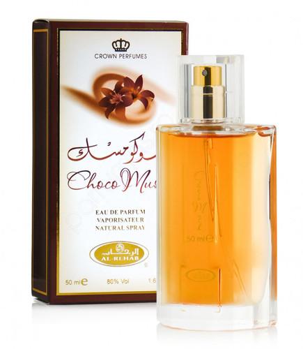 (Bundle Pack) 6ml Choco Musk Roll-On Perfume + 50ml Choco Musk Perfume + 300ml Choco Musk Air Freshener Spray by Al Rehab