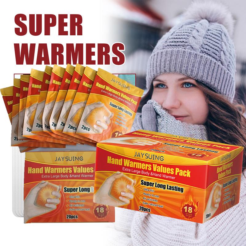 Disposable Hand Warmer, 20pcs boxPortable Hand Warmer, BreathableOdorless Body Warmer, SpecialPersonal Care Product for Women &Men Give gifts to friends and family Mini Portable Heater;Little Heater;Hand Warmers