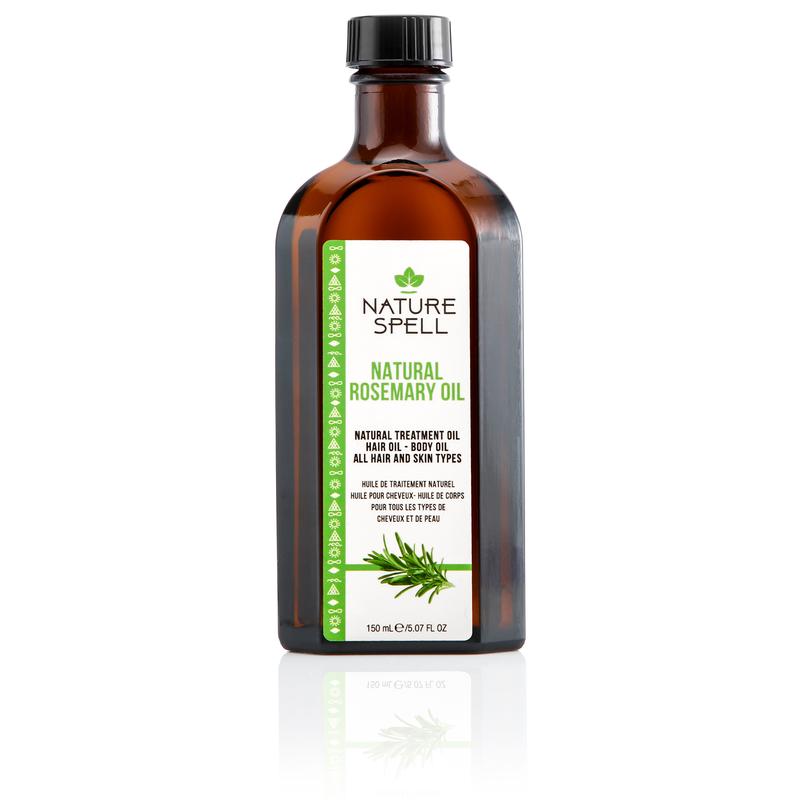 Nature Spell Rosemary Oil For Hair with Hair Oil Scalp Boosting Massager 150ml