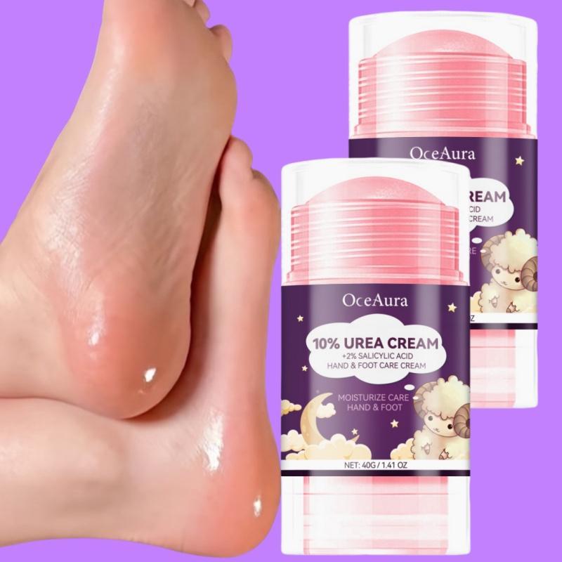 42% Urea & 2% Salicylic Acid Hand & Foot Cream, 2 Counts Moisturizing Personal Care Stick for Hand & Foot, Back To School, Portable Moisturizer for Dry Cracked Hands & Feet Skin