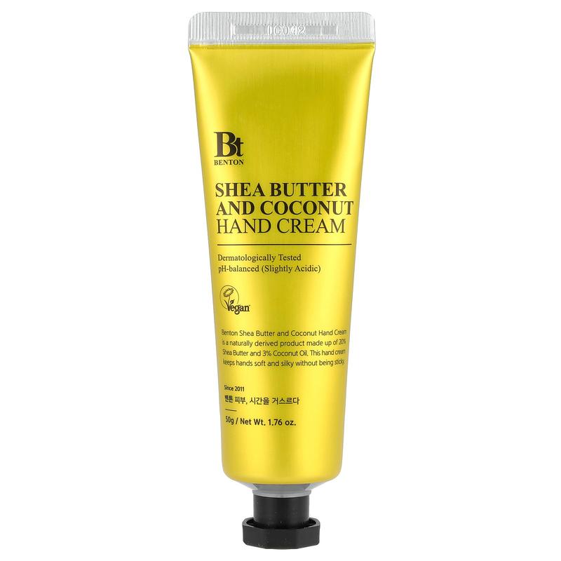 Benton Shea Butter and Coconut Hand Cream, 1.76 oz (50 g)