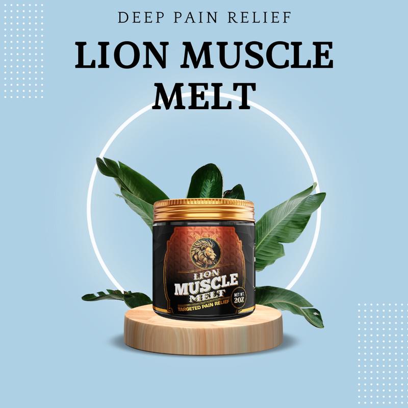 Lion Muscle Melt Concentrated Aromatherapy Relief Balm for Wellness Fitness Natural Ingredients