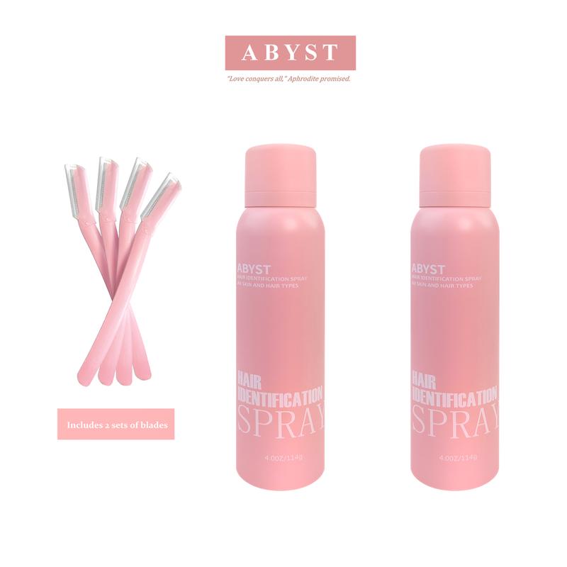 ABYST Limited Time Upgrade Hair identifier Spray for Face Shaving Recognition Spray Moisturizing and Skin Care Hair Removal Women Dermaplaning Kit