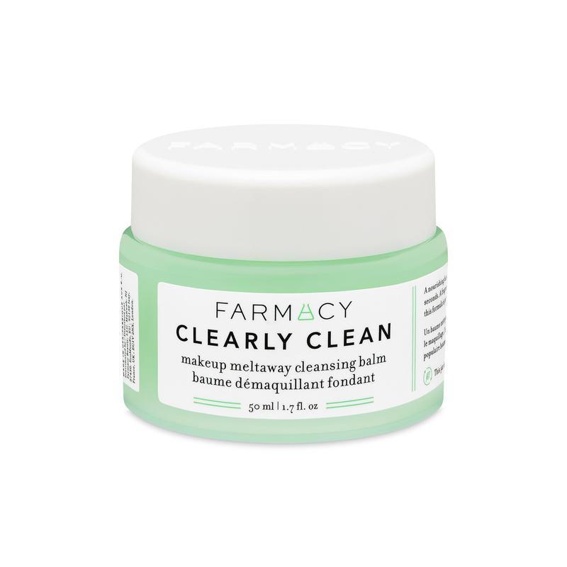 Farmacy Makeup Remover Cleansing Balm - Clearly Clean Fragrance-Free Makeup Melting Balm - Great Balm Cleanser for Sensitive Skin