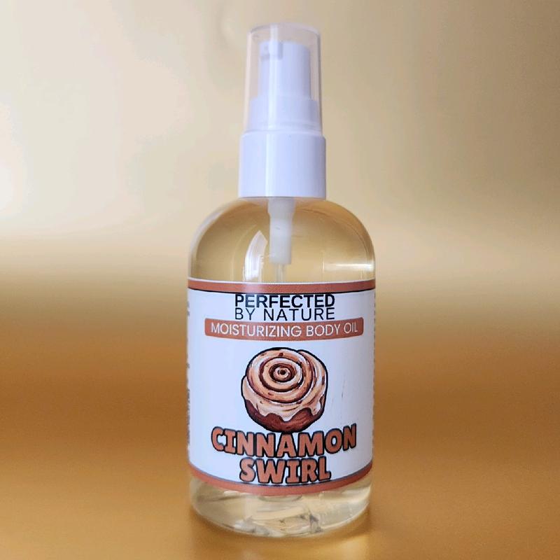 Body Oil Cinnamon Swirl - Nourishing Moisturizer for Ultimate Comfort and Body Care