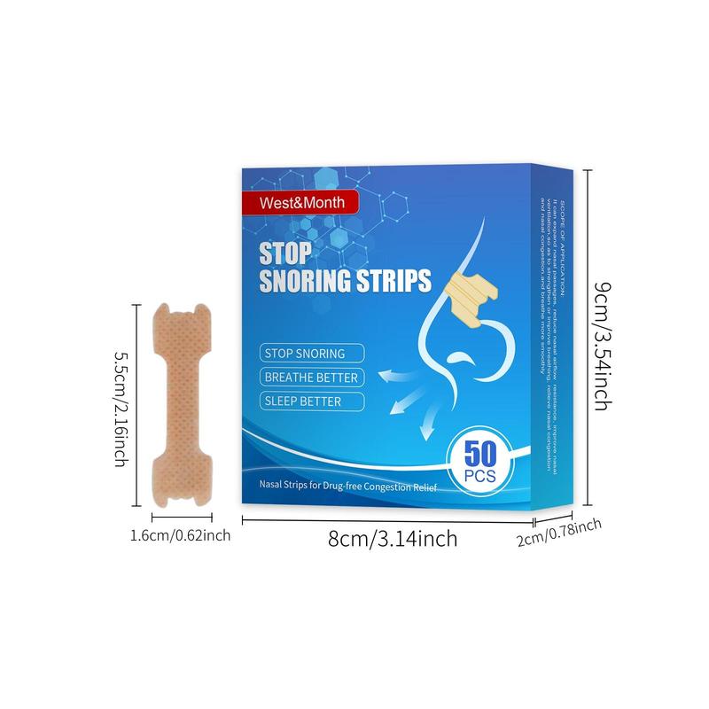 Adult Nasal Care Strip, 50pcs box Portable Nasal Sticker, Daily Body Care Product for Men & Women, Daily Skincare Product