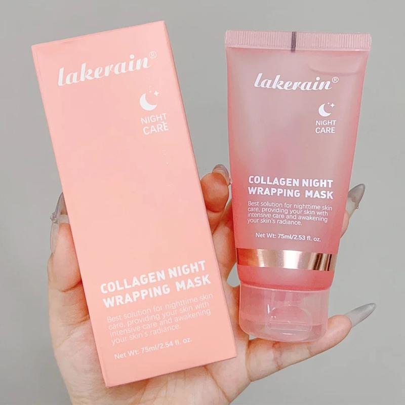 Collagen Overnight Wrapping Mask Deep Moisturizing Peel Off Facial Mask Korean Face Skin Care Masks Hydrating Night Care Masks