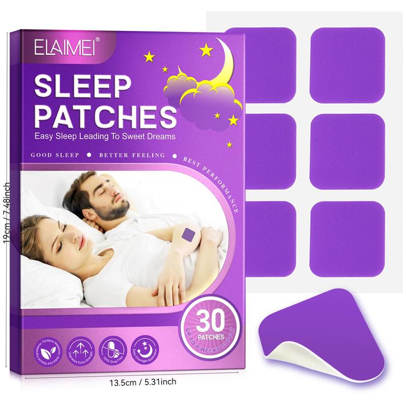 Sleep Patches with Melatonin, 30pcs box Body Care Patches for Women & Men, Body Care Kits for Good Night's Sleep, Christmas Gift