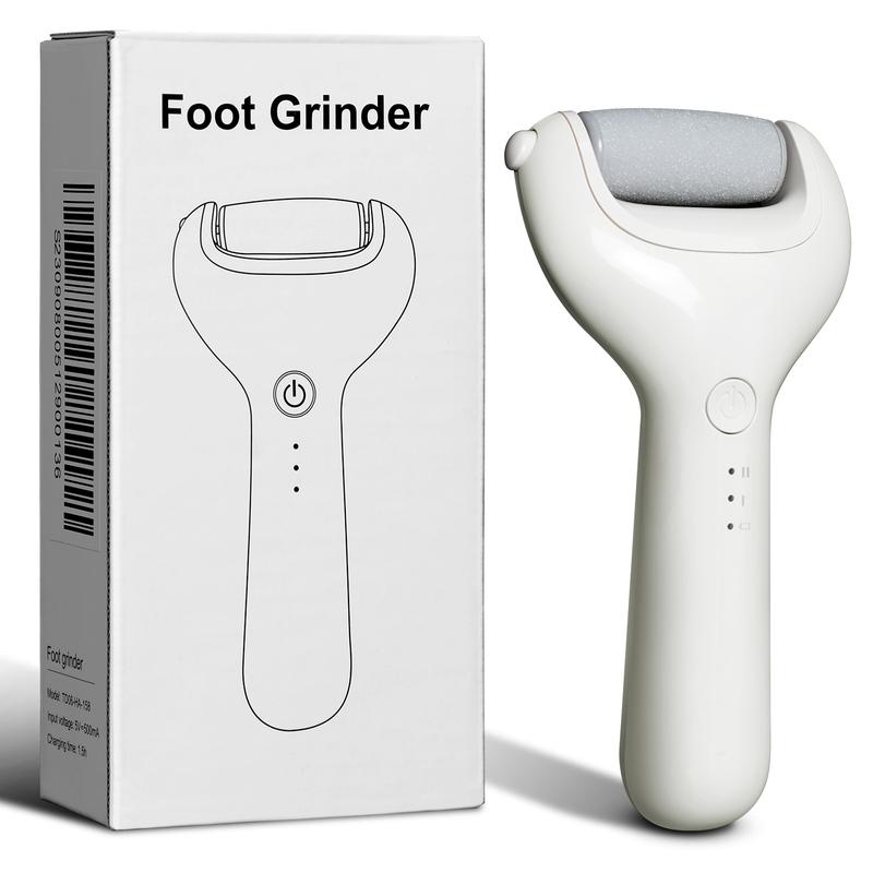 Electric Foot Callus Remover, Rechargeable Portable Electronic Foot File Pedicure Kits, Waterproof Foot Scrubber File, Professional Pedicure RollerTools, Foot Care for Dead Skin Ideal Gift