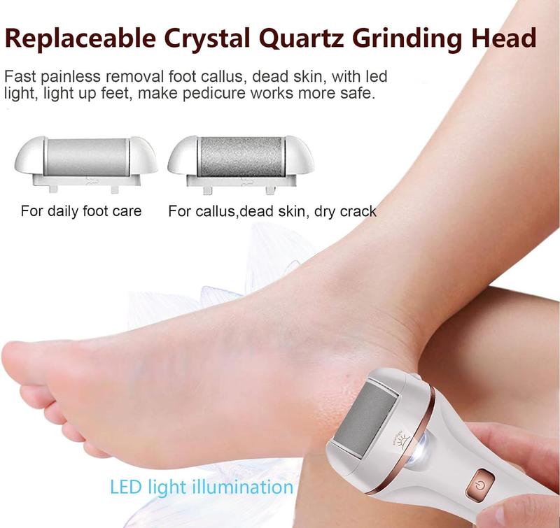 [Clearance, Event Lowest Price]Electric Callus Remover,Vacuum Suction and Heads for Cracked Heels and Dead Hard Cracked Dry Skin Ideal Gift