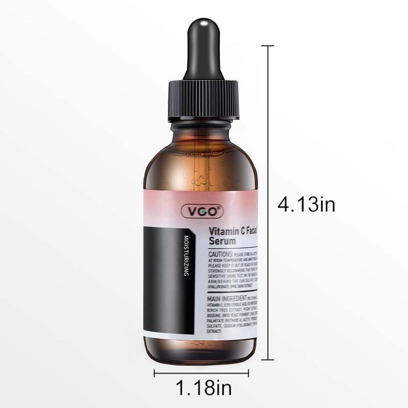 VGO Vitamin C Facial Serum Essence, 30ml Comfort Skincare Face Serum, Gentle Serum Vitamina C Cream-A Daily Cleanser-B3 And VGO Snail Mucin 92% Moisturizer Skin Care Set Radiance Cleansing Hydrate Moisture Skin Repair Hydrating