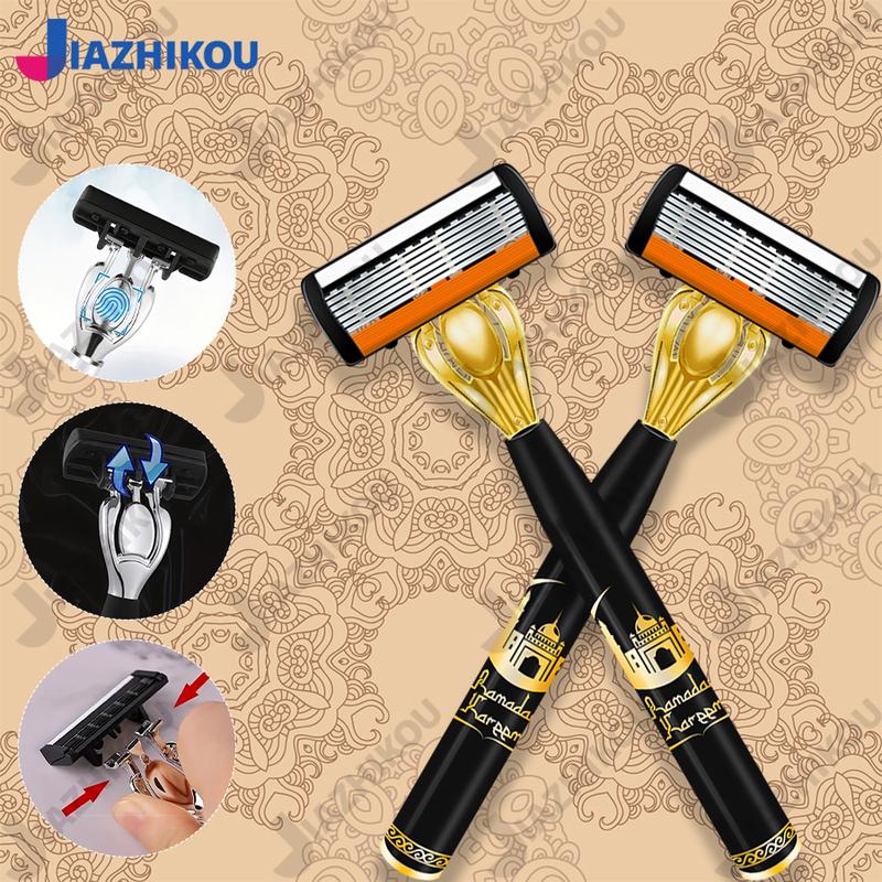 The newly upgraded 7-layer imported men's manual razor, German Seiko razor, prevents scratches and scratches, shaving clean and thorough