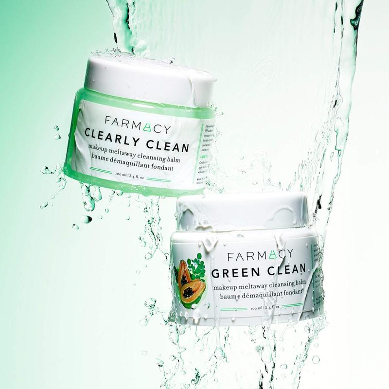 Farmacy Makeup Remover Cleansing Balm - Clearly Clean Fragrance-Free Makeup Melting Balm - Great Balm Cleanser for Sensitive Skin