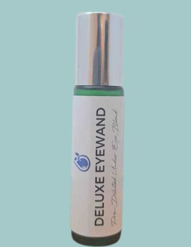 Deluxe Eyewand: Pre-diluted Under Eye Blend Oil Serum | 10ml Roller Bottle Applicator | Skin Care | Daily | Soothing