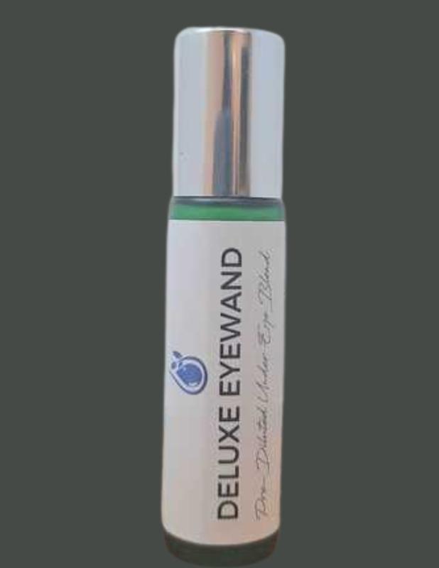 Deluxe Eyewand: Pre-diluted Under Eye Blend Oil Serum | 10ml Roller Bottle Applicator | Skin Care | Daily | Soothing