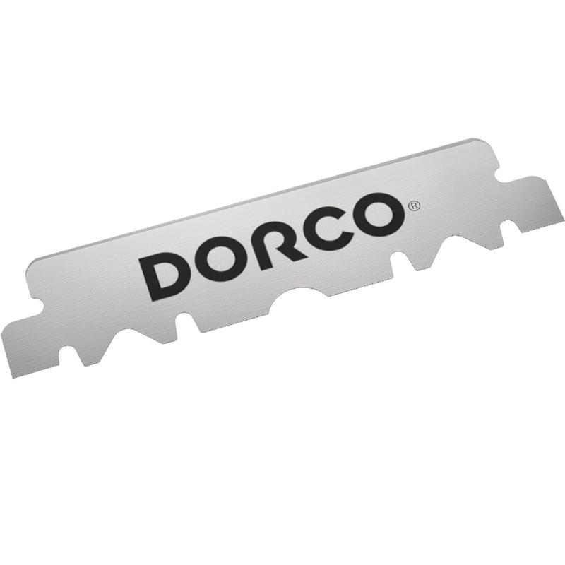 100 DORCO BLUE Single Edge Half Pre cut Pre snipped Shaving Razor Blades For Professional Barbers for beard lineup hair design nape neck cleaning