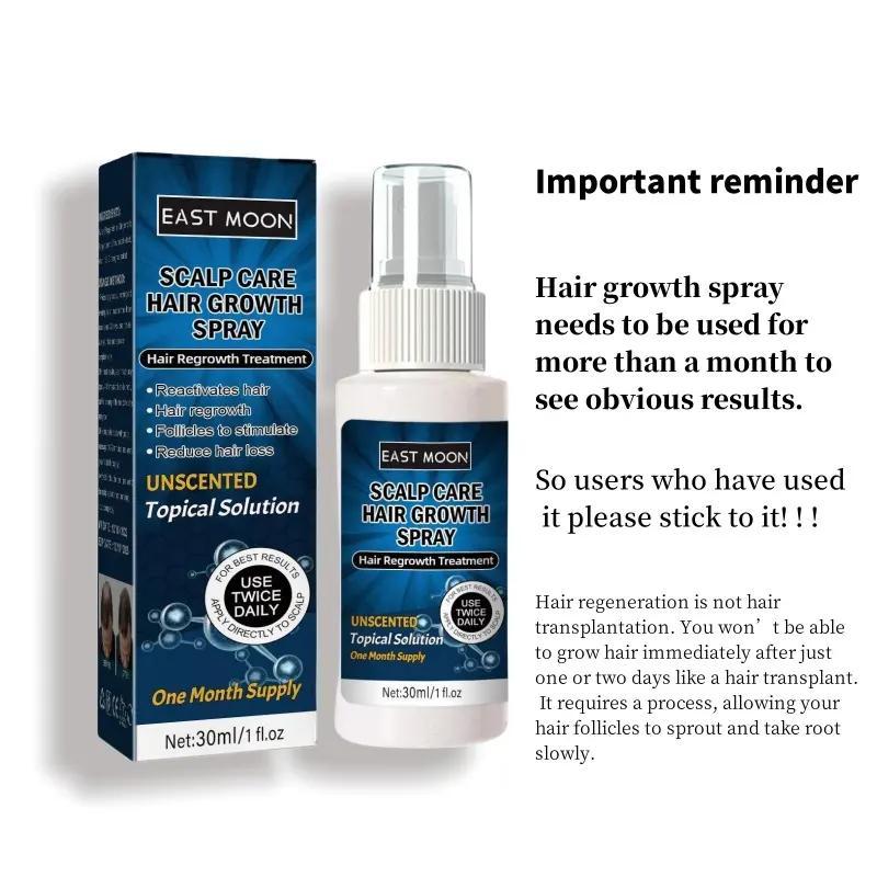 5% Minoxidil Spray - Nourishing Scalp Strengthens & Thickens Hair, Hair Growth Serum For All Types Hair