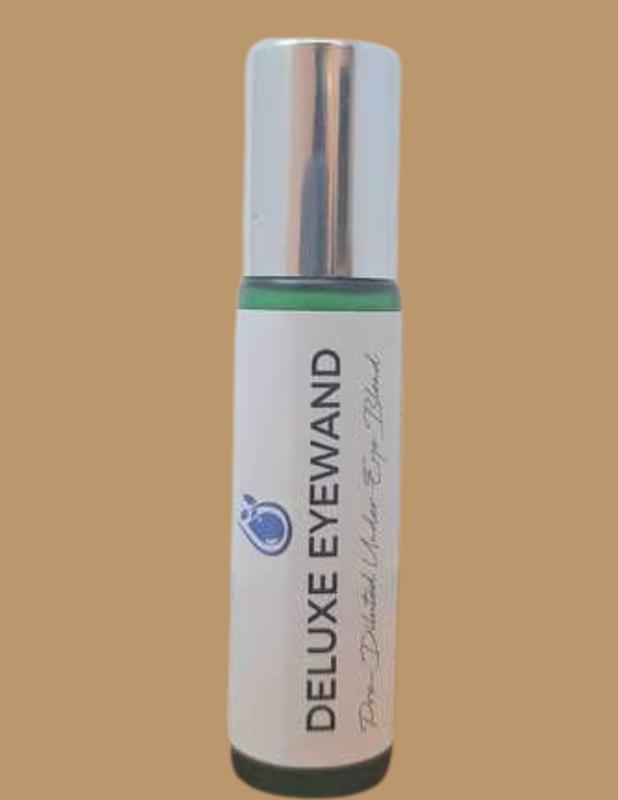 Deluxe Eyewand: Pre-diluted Under Eye Blend Oil Serum | 10ml Roller Bottle Applicator | Skin Care | Daily | Soothing