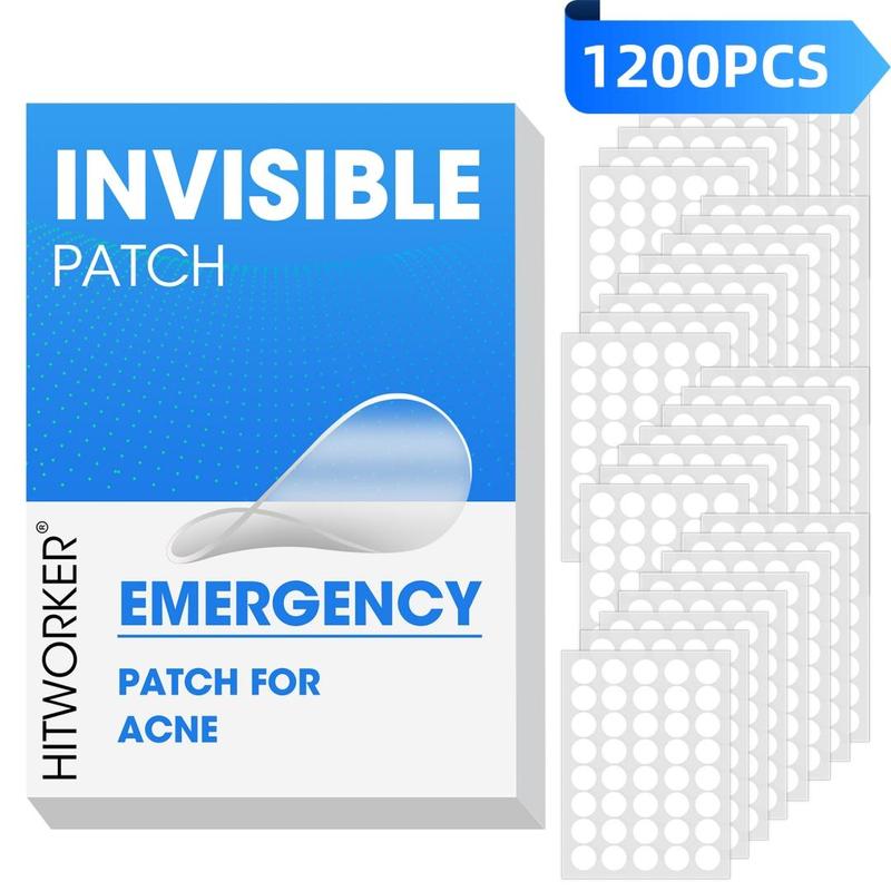 Clear Pimple Patch, 1200pcs set Hydrocolloid Pimple Patch, Spot Stickers, Invisible Acne Cover Patches, Daily Skincare Products, Acne Treatments, Christmas Gift