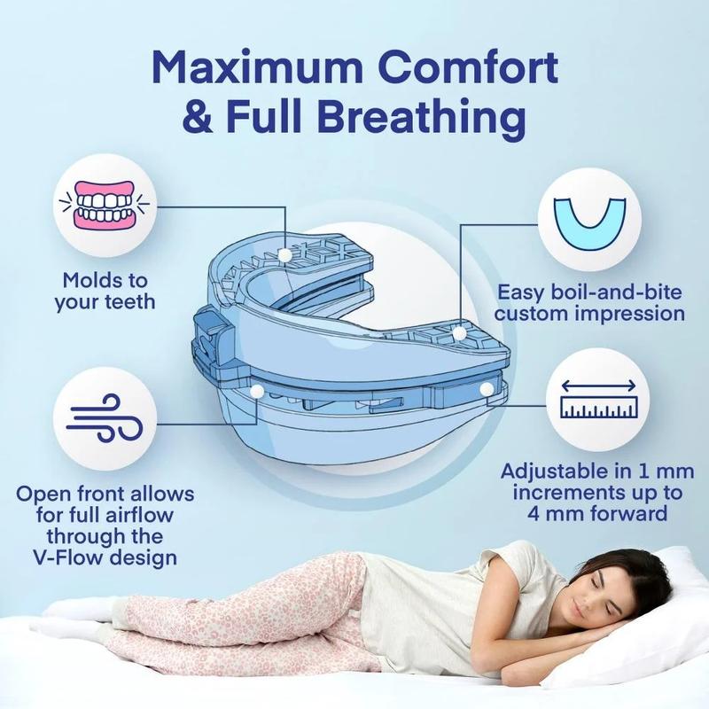 NEW Anti Snoring Devices,Stop Snoring Devices,Effective Snoring Solution Anti Snoring for Men and Women Oral Adjustable Comfort Cleansing