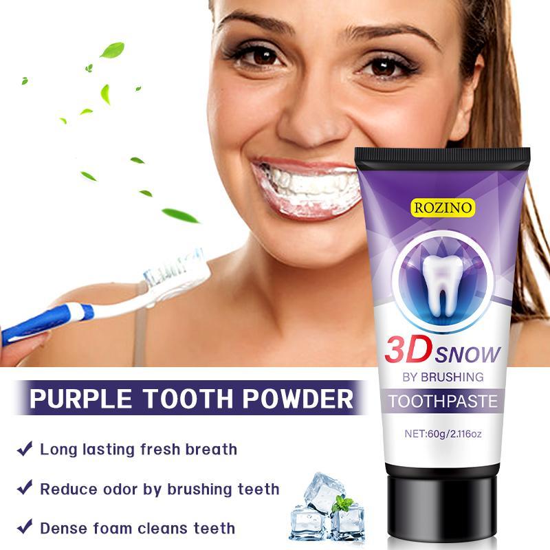 Purple Toothpaste, Long-lasting Refreshing Breath Toothpaste, Oral Care Product for Men & Women, Daily Oral Care Product