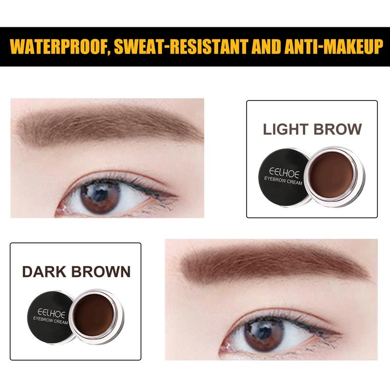 Waterproof Eyebrow Tint Balm, Natural Color Setting Eyebrow Gel, Long Lasting Eyebrow Makeup Tool for Women & Girls, Eye Brow Makeup Products