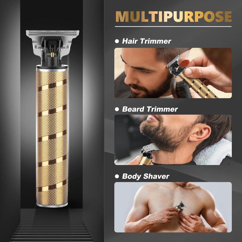 Hair Trimmer & Beard Trimmer for Men Professional, Electric Razor Shavers for Men, Zero Gapped T Blade Edgers Liners, Barber Clippers for Hair Cutting Mustache , Mens Gifts