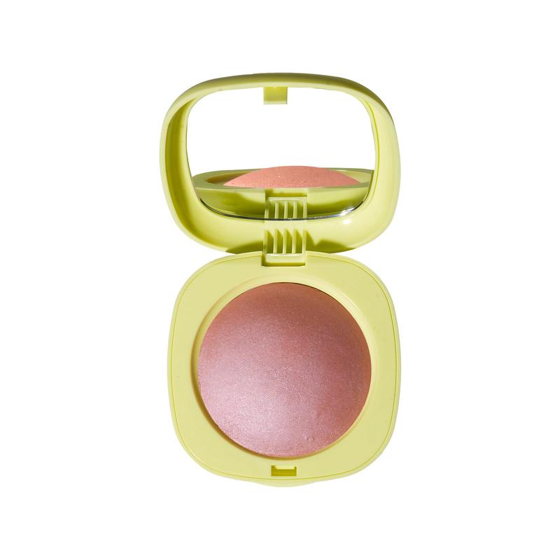 Portable Blush Pressed Powder, 1 Box Shimmering Blush Powder, Natural Look Lightweight Blush, Soft Color Shadow, Suitable for All Skins