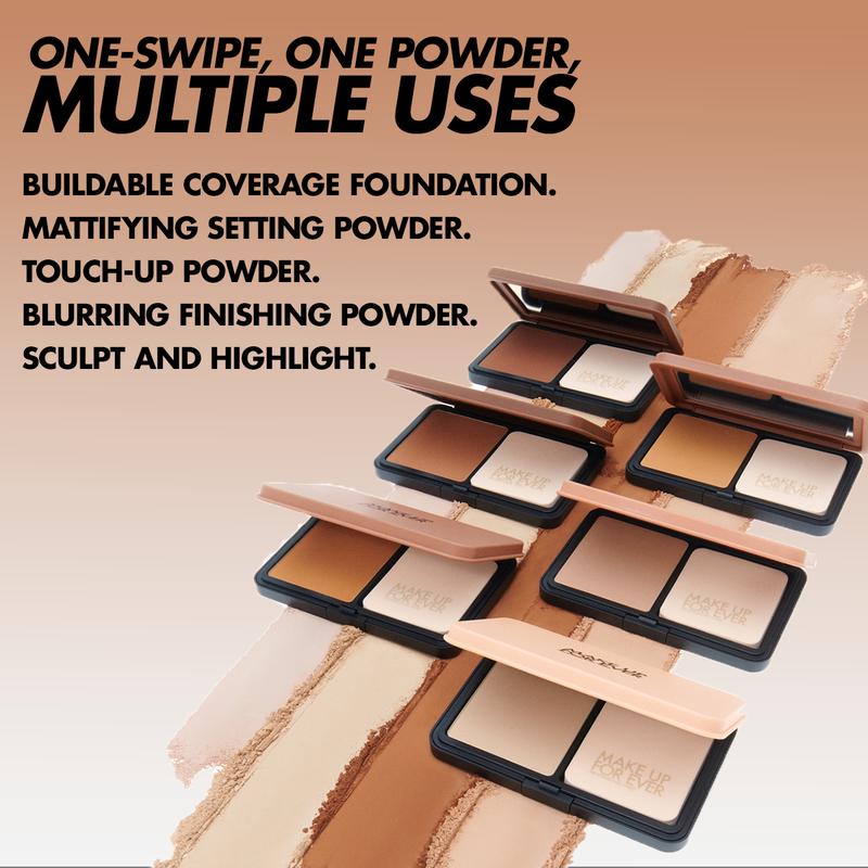 HD Skin Matte Velvet Blurring Foundation & Setting Powder makeup forever