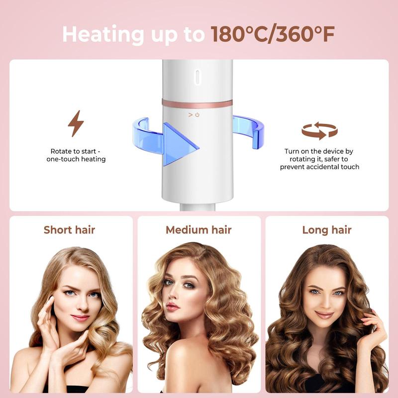 Curling Iron, Fast Heating Hair Curler, Portable Mini Hair Styling Tools, Professional Hair Styling Tools for Women & Girls