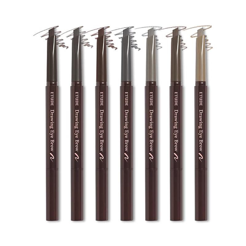 [Etude House] New Drawing Eye Brow (6 Colors), [Etude House] New Drawing Eye Brow (6 Colors), Eyebrow grooming pencil, Etude House brow product, Natural eyebrow definition, Precise eyebrow application, Long-lasting brow pencil