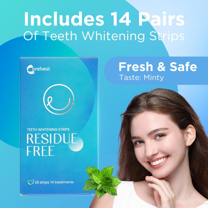 Teeth Whitening Strips,Non-Sensitive Teeth Whitening Kit,Gel Mint Oral whiting strips nonslip whitening vie beaut purple strips  teeth whitening enamel safe   teeth whitening teeth whitening kit