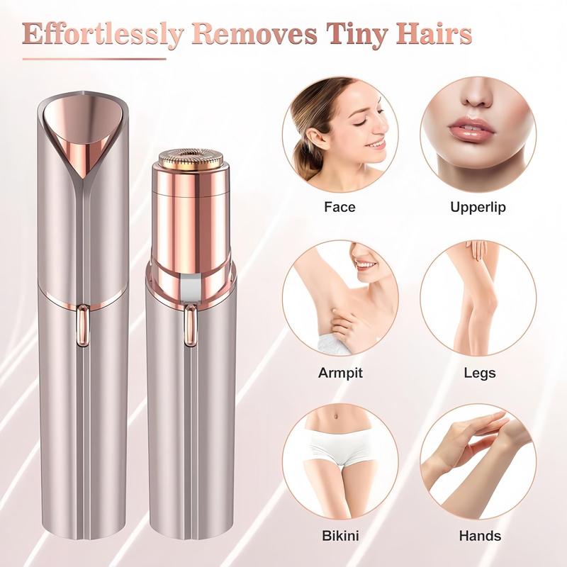 Portable Electric Hair Remover, Hair Removal Tool, 1 Box Rechargeable Painless Multifunctional Epilator for Face, Lips, Armpits, Legs, Personal Care Appliances for Women, Christmas Gift