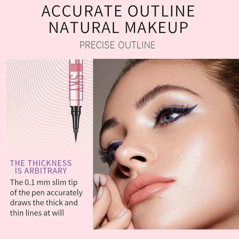 Waterproof Eyeliner Pen, 1 Count Long Lasting Fine Tip Eyeliner Pencil, Quick Drying Eyeliner Pen with Precise Flexible Tip, Easy to Apply for Eye Makeup, Professional Daily Makeup Accessories