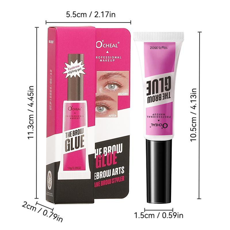 Waterproof Eyebrow Gel, Long Lasting Eyebrow Styling Gel, Eyebrow Makeup Tool for Women & Girls, Professional Eye Makeup Product