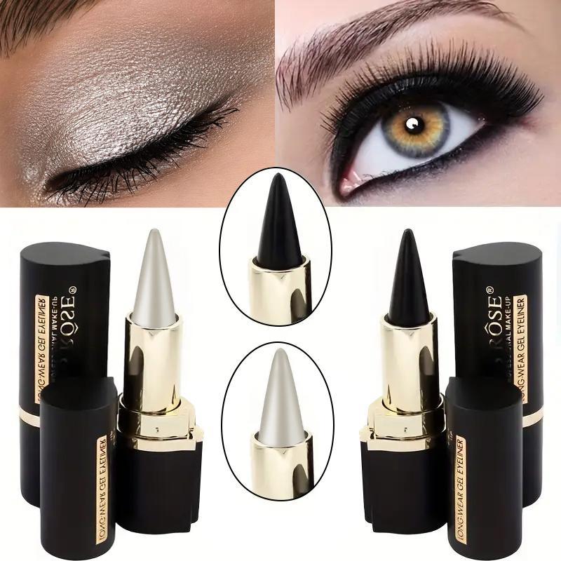 Creamy Texture Eyeliner, Easy Coloring Sweat Proof High Pier Pencil, Daily Makeup Accessories for Women and Girls, Back To School, Fall Gift, Eyeliner Pencil, Christmas Gift