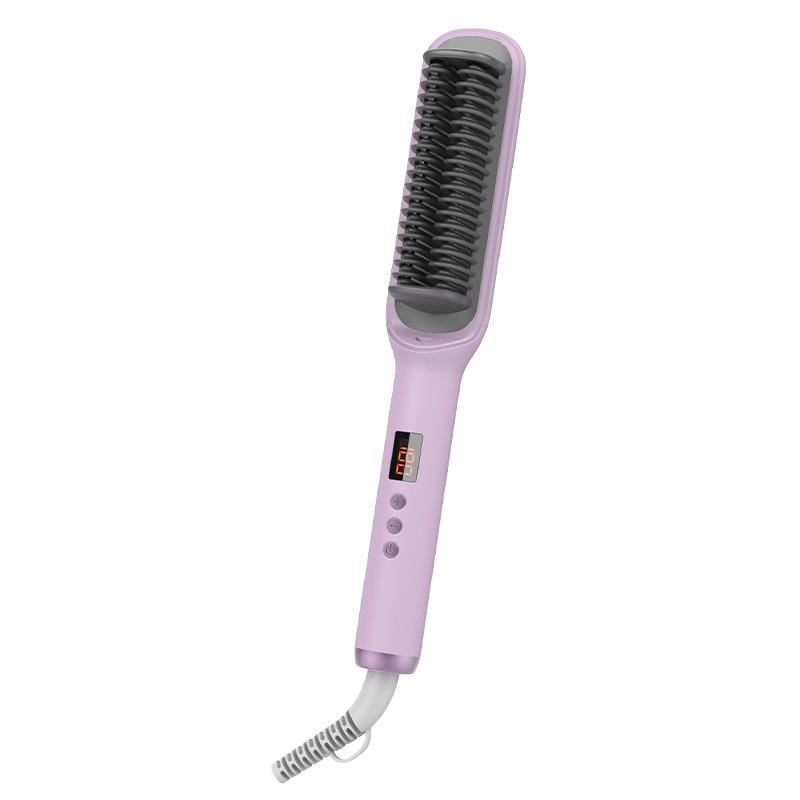 Straight Hair Comb Straightening Clipper Comb Straight Hair Curl Dual Use No Harm to Hair, Bang Curl Stick Lazy Girl Comfort