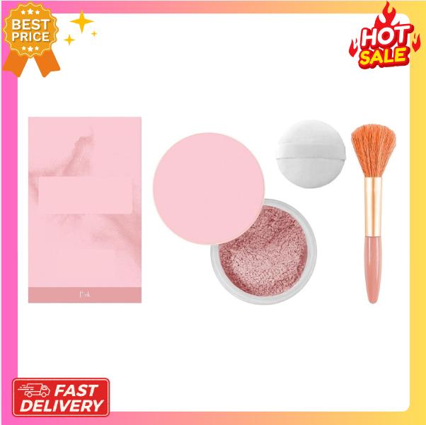 Pink Setting Powder,Blurring Setting Powder,Setting Powder for All Skin