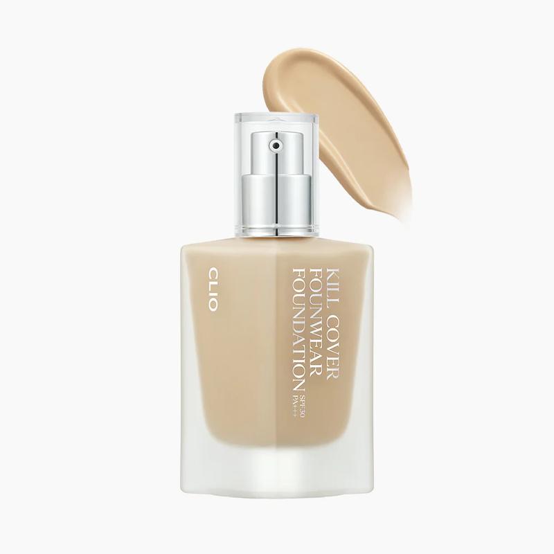 [CLIO Official Shop] CLIO Kill Cover Founwear Foundation | 72hrs Long-Lasting, High Coverage | Semi-matte Finish | Free from 13 Harmful Ingredients