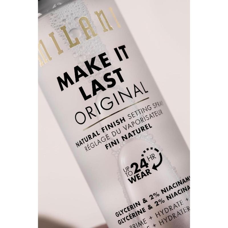 Make It Last Original - Natural Finish Setting Spray 3-in-1 Setting Spray and Primer- Prime + Correct + Set Makeup Finishing Spray and Primer - Long Lasting Makeup Primer and Spray 2.03 Fl. Oz Dewy Radiance Cosmetic