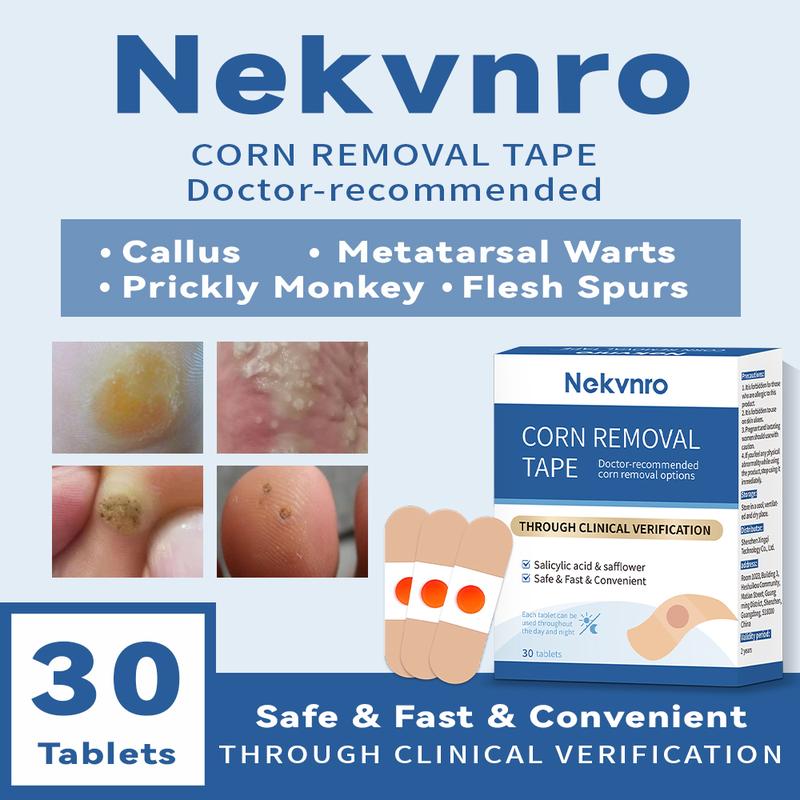 Nekvnro Corn patch 30 pieces of old callus, dead skin, callus, corn plaster, hand and foot corn patch care