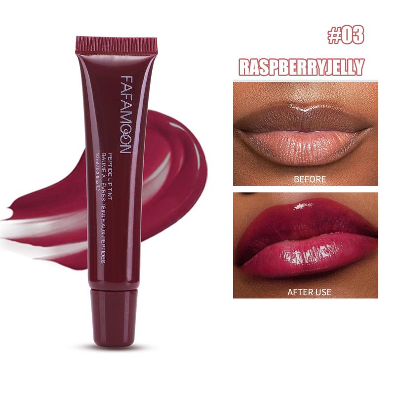 Lip Gloss Oil Shiny Tinted Lip Oil Glossy Nourishing and Moisturising Tinted Lip Gloss