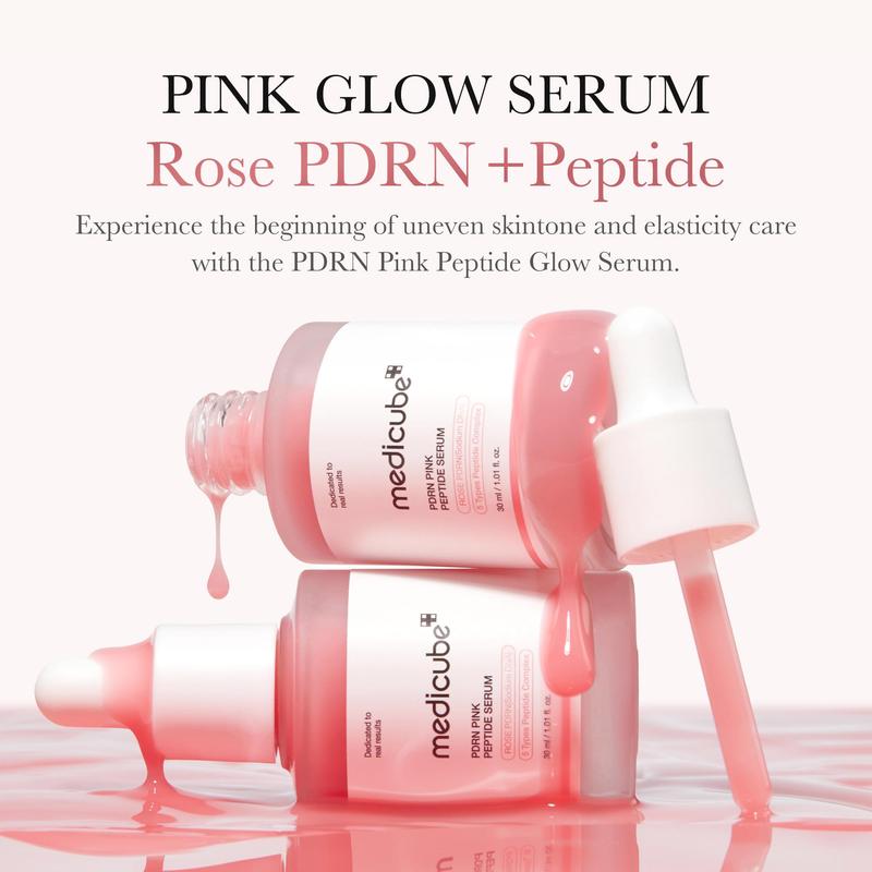 [Medicube Official] Pink Glass Glow Routine SETㅣK-beauty Viral Glass Glow Device, PDRN Pink Peptide Toner, PDRN Pink Peptide Serum, Collagen Jelly Cream, Collagen Night Wrapping Mask Facial Korean Moisture Radiance Radiant Skincare Facial Mask