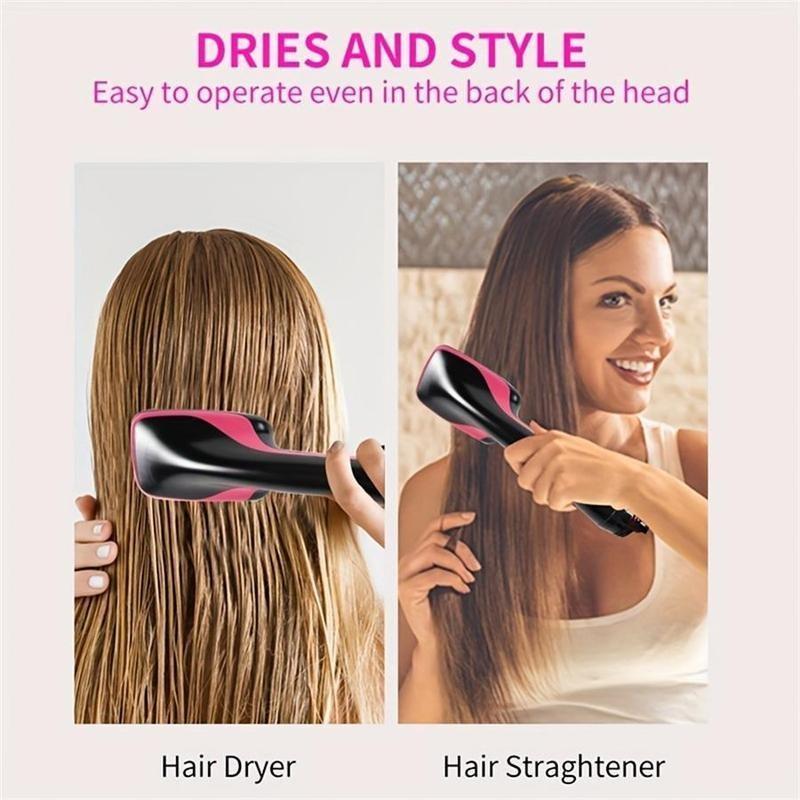 Multifunctional Negative Ions Hair Dryer, 1 Box Fast Drying Hair Styling Tool, Hairdressing Comb Hot Air Brush, Professional Hair Styling Tool for Women