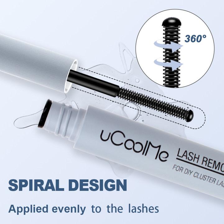 uCoolMe Lash Remover | 5ml Eyelash Remover for Individual DIY Eyelash Extensions at home Gentle False Eyelash Lash Adhensive Remover | Makeup Cosmetic Eyelashes Extensions