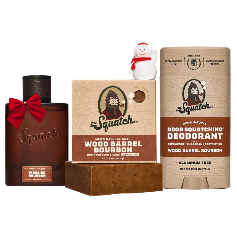 Dr. Squatch - The Bourbon Box (Soap + Deodorant + Cologne)